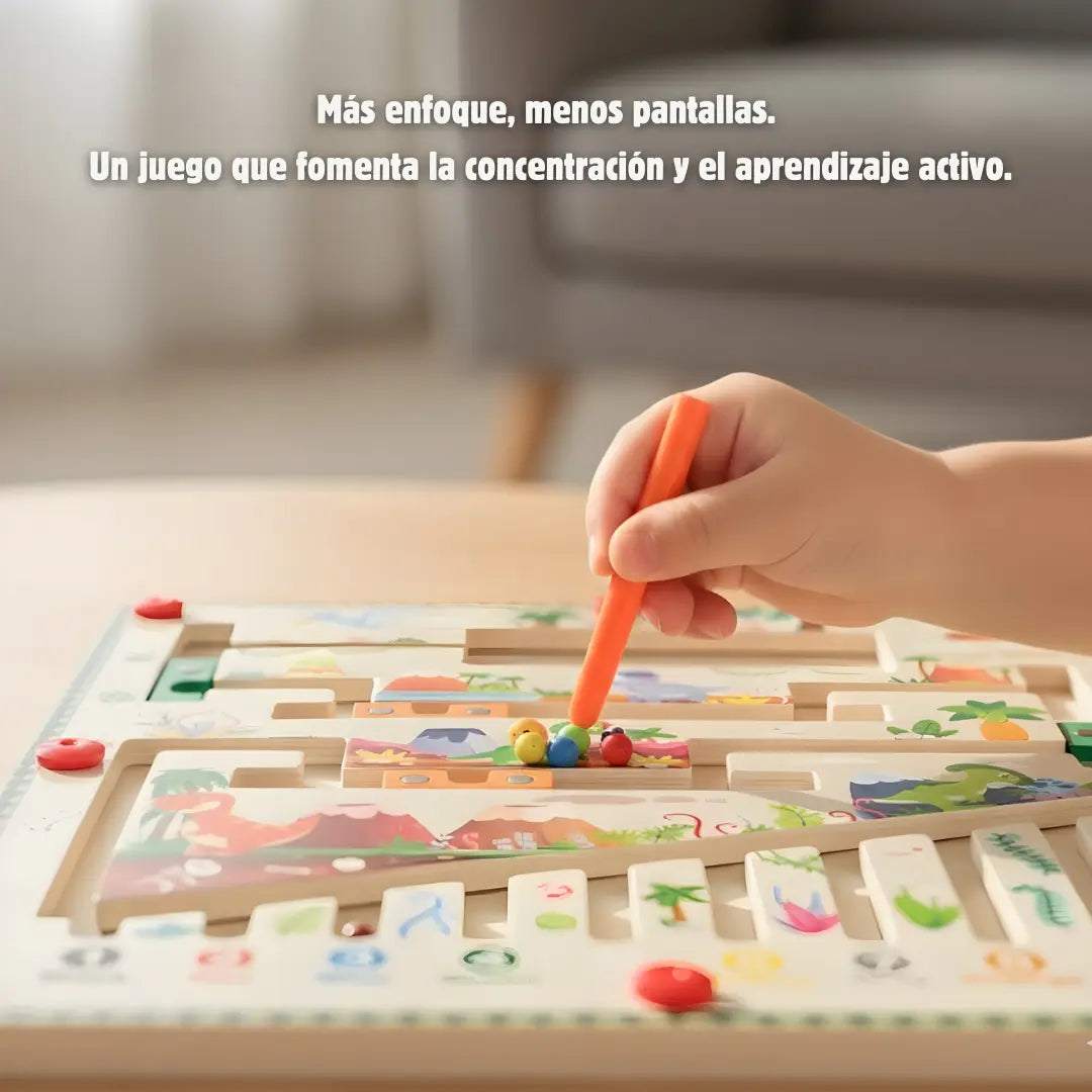 Laberinto Magnético Montessori – Mejora la Concentración y Motricidad Fina