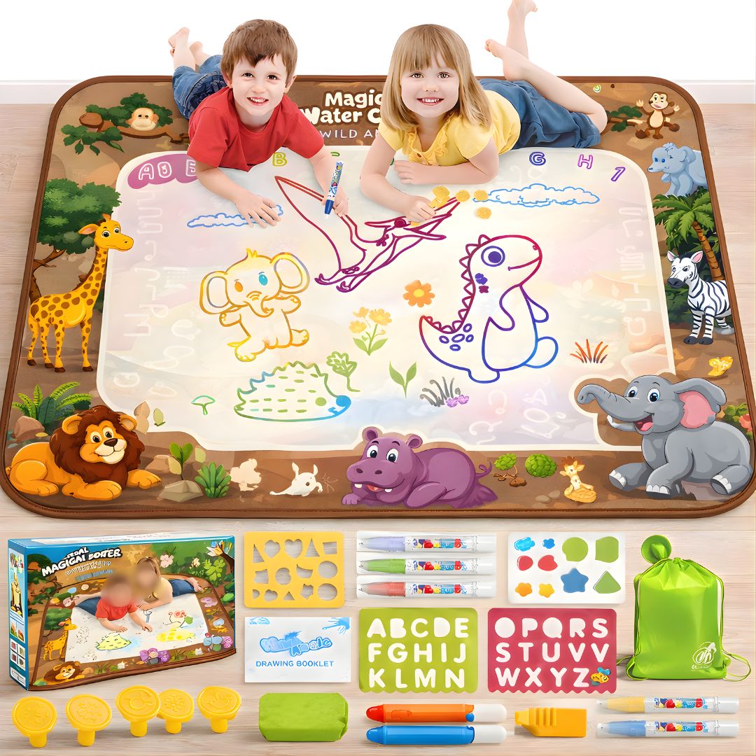 Tapete Mágico Dibuja con Agua – Extra Grande 100x80cm Sin Manchas