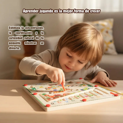 Laberinto Magnético Montessori – Mejora la Concentración y Motricidad Fina