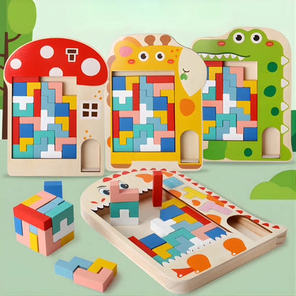 Rompecabezas Tangram Montessori – Desarrolla el Pensamiento Lógico Jugando