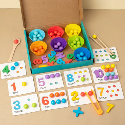 Juego de Números Montessori – Aprende Matemáticas de Forma Divertida
