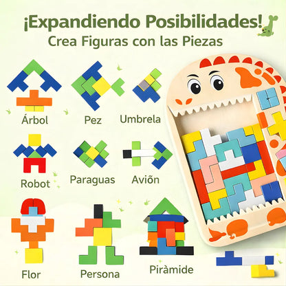 Rompecabezas Tangram Montessori – Desarrolla el Pensamiento Lógico Jugando