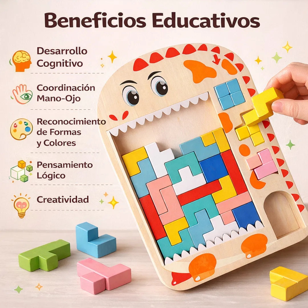 Rompecabezas Tangram Montessori – Desarrolla el Pensamiento Lógico Jugando