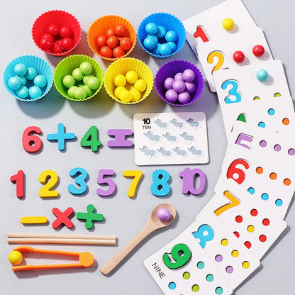 Juego de Números Montessori – Aprende Matemáticas de Forma Divertida