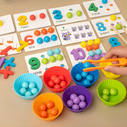 Juego de Números Montessori – Aprende Matemáticas de Forma Divertida