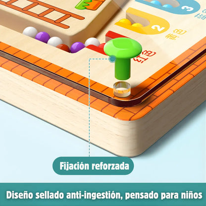 Laberinto Magnético Montessori – Mejora la Concentración y Motricidad Fina