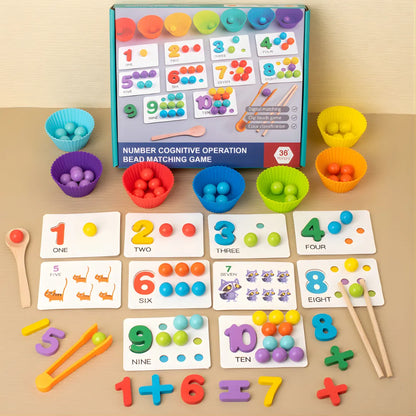 Juego de Números Montessori – Aprende Matemáticas de Forma Divertida